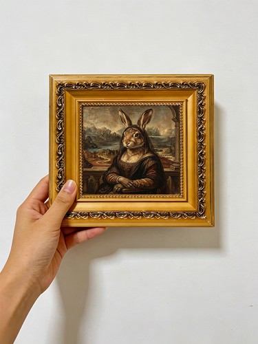 Rabbit mona lisa - rabbit,
