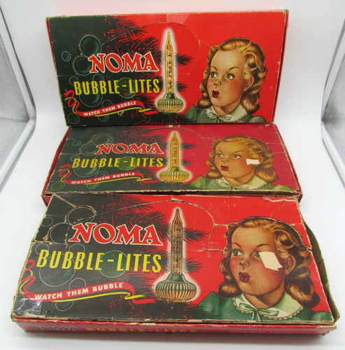 Vintage noma bubble lites - vintage, bubble-lites