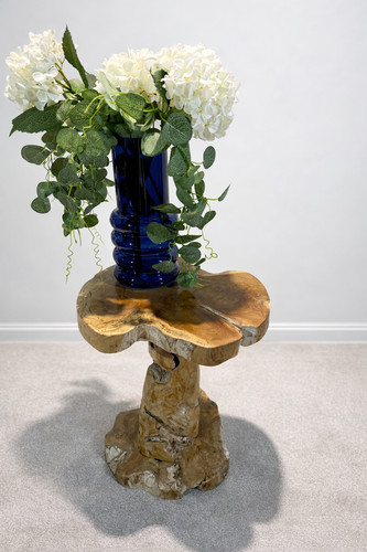 Solid teak root coffee table - teak,