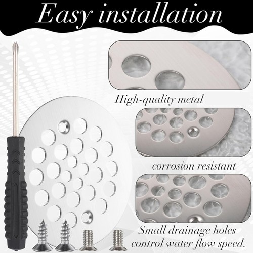 Stainless steel drain - steel, cover