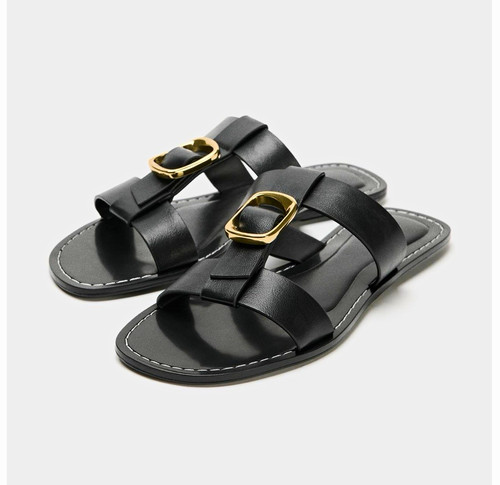 Zara women black leather - women’s,