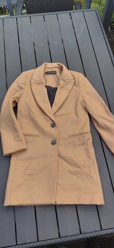 Zara women wool camel colour - wool,