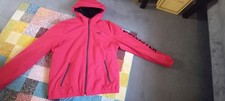 Hollister Fleece Lined Red Jacket, All Weather, Size L