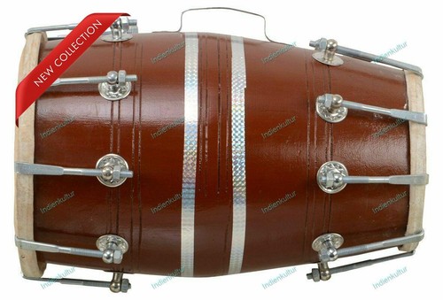 Wooden dholak indian folk - wooden,