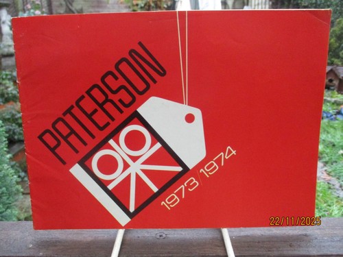 Paterson vintage catalogue - ,