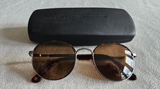 French Connection brown / gunmetal round glasses frames. FC 138. With case.