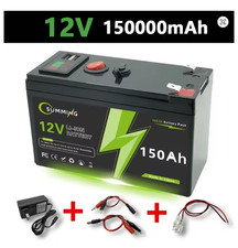 LiFePO4 12V 150Ah Rechargeable
