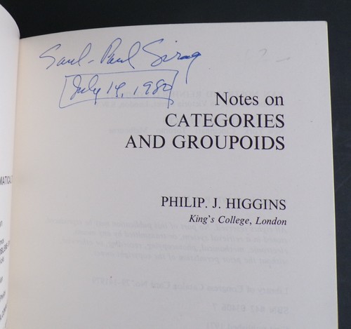Categories and groupoids - categories,