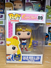 Funko POP! Animation Sailor Moon Sailor Moon & Luna #89 w/Pop Protector
