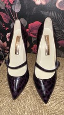 RUPERT SANDERSON 3 36 purple pumps  Stiletto Court Shoes high heels