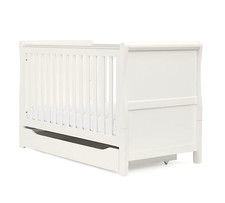 Mothercare Marlow Sleigh Cotbed White
