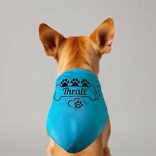 Personalised Dog Bandana Name Tie On Collar Neckerchief Scarf Pet Gift Handmade