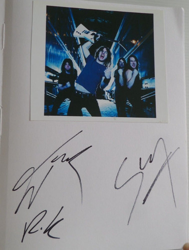 Airbourne autographed 6 - 8, x