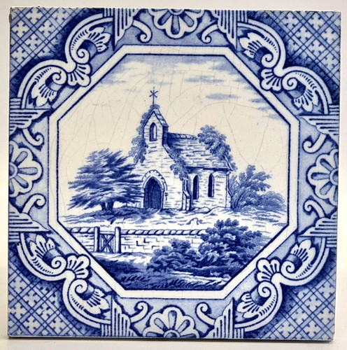 Victorian tile small - victorian, church