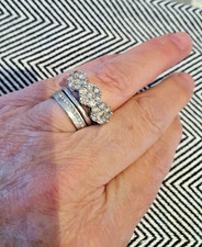 Size N/O 14K White Gold