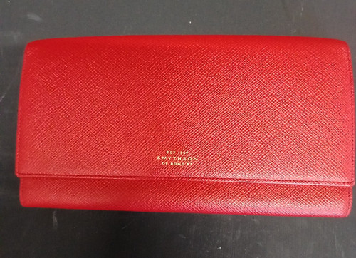 Smythson leather travel wallet - smythson,