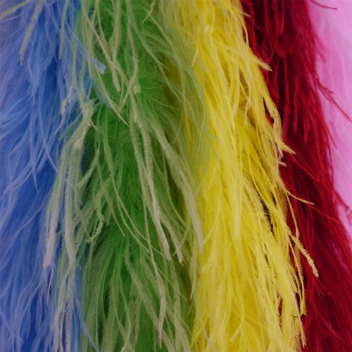 Ostrich feather boa ply - ostrich,