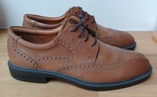 ECCO MEN'S 100% LEATHER BROGUE