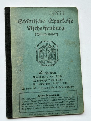 Old booklet municipal savings - municipal,