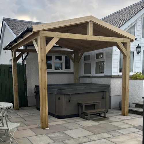 Gazebo felt shingle roof heavy - gazebo,