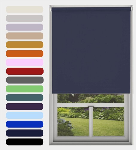 Thermal blackout roller blinds - blackout,