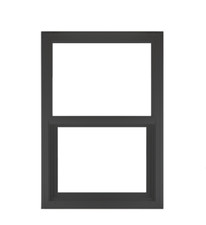 Double Pane Vertical Black