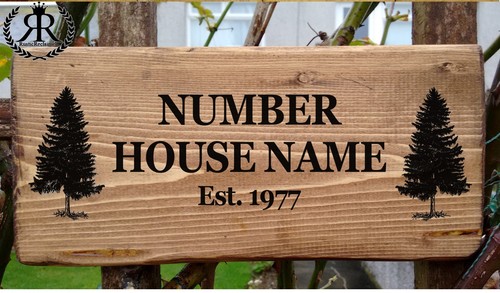 Rustic house gate sign plaque - gate,