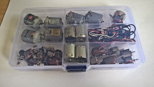 Scalextric motor spares box - motor,