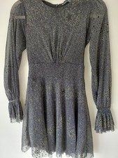 Zara Black Gold Metallic