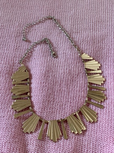 Fantasy jewellery gold bib - gold,