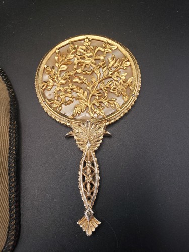 Vintage ornate small handheld - ornate, handheld/