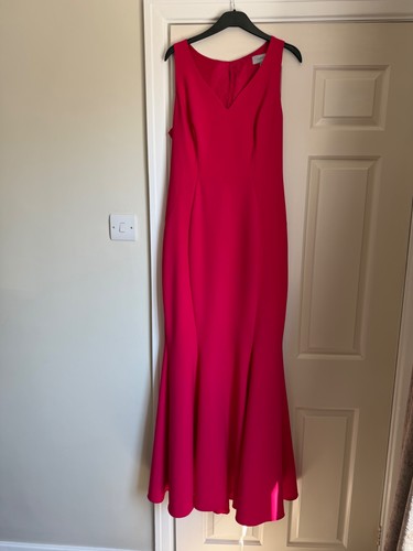 Coast raspberry ruffle maxi - ruffle,
