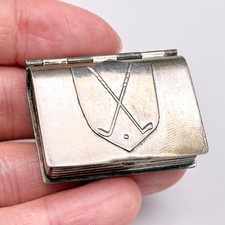 Vintage Golf Clubs Match Safe