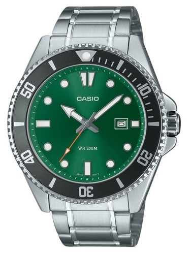 Casio duro green - dial, quartz
