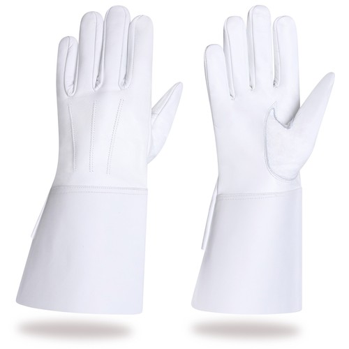 Leather gloves drummer piper - gloves,