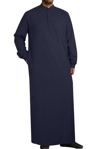 Men long sleeve abaya - long,