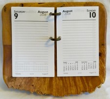 Flat Wooden Calendar Base With