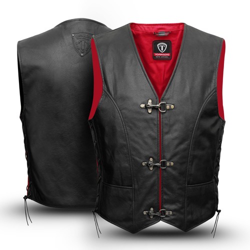Men real leather biker - real,