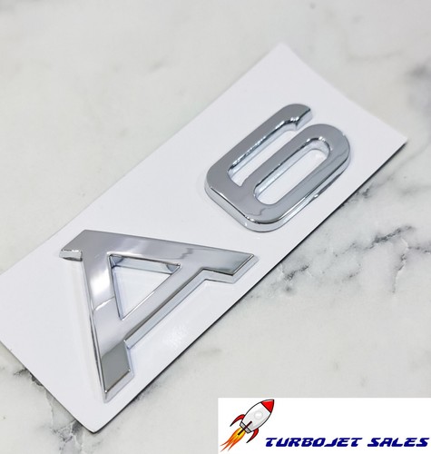 Chrome badge car - a6,