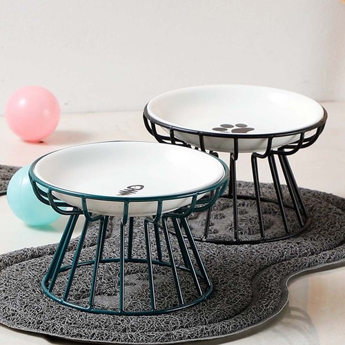 Pet ceramic bowl nordic - ceramic, cat