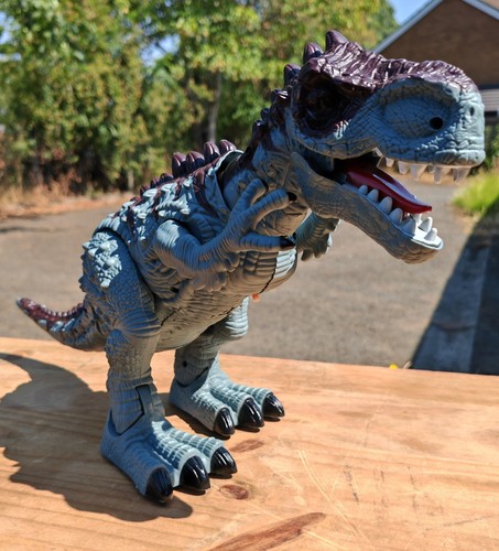 Dinosaur rex walking and - rex,