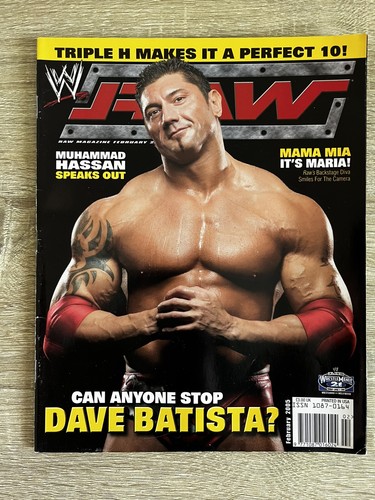 Wwe raw magazine february 2005 - wwe,