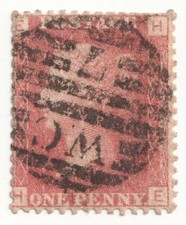 GB QV 1d Penny Red - Used WC 7