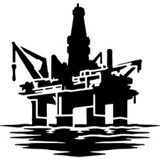 Offshore oil rig stencils - 'offshore, /