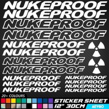 17x NUKEPROOF Vinyl Decal
