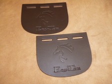 English Brown Saddle Leather Girth Buckle Guards Three Slot 3 Strap Equitek AG