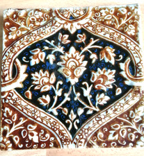 Islamic Persia Safavid Qajar Pottery Tile 19th/20th Century