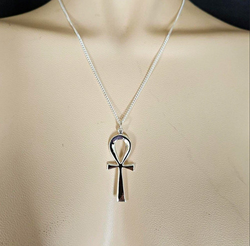 925 sterling silver large ankh - 925,