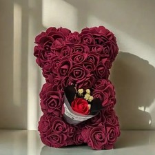 Foam rose bear with - bear, bouquet