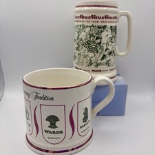 Pair Of Ceramic Beer Mugs Wade